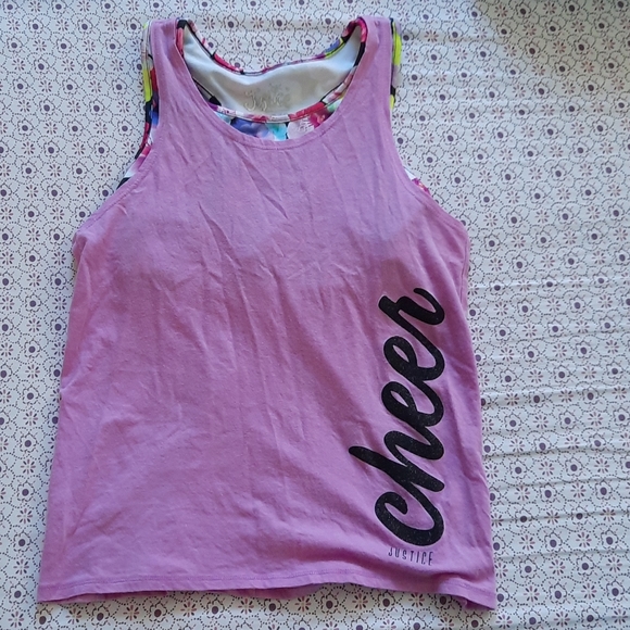 Justice Other - Justice Tank with Sports Bra Girls size 10